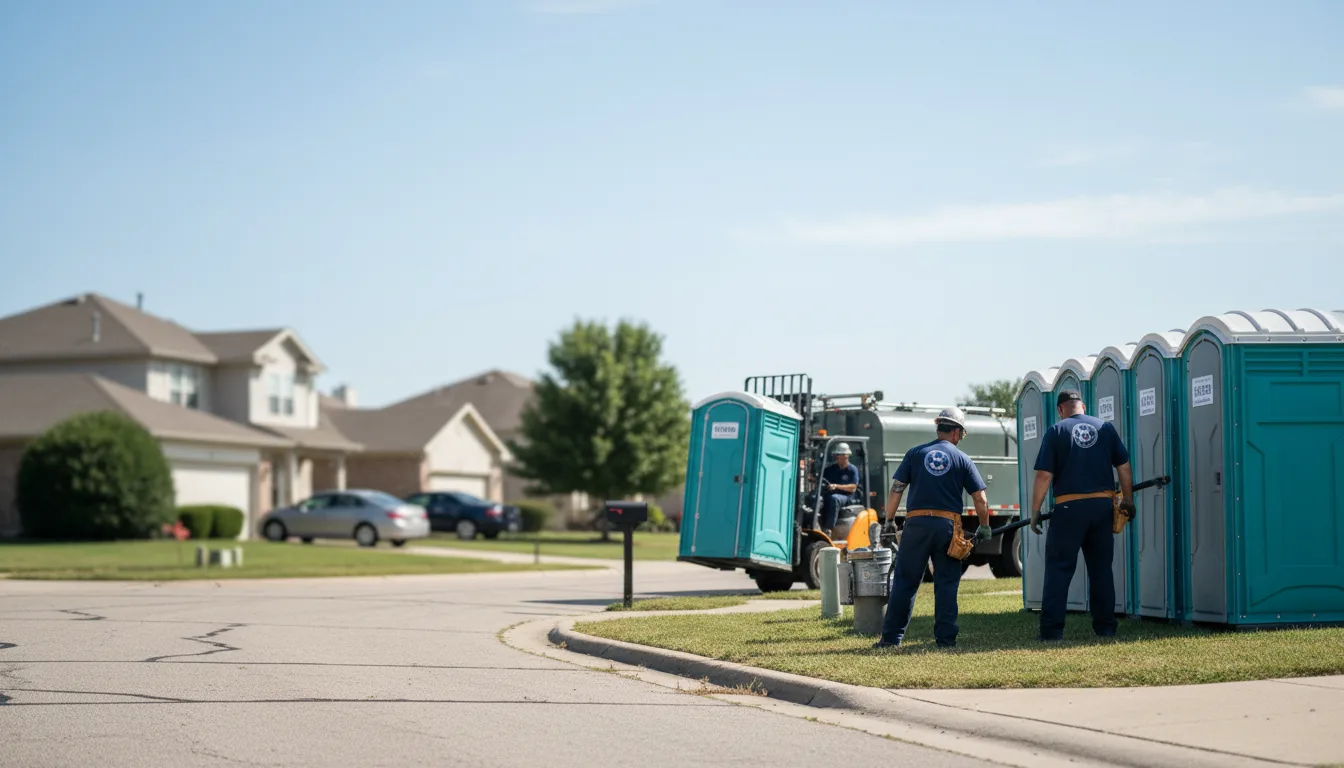 Porta Potty Rental in Ennis, TX near me
